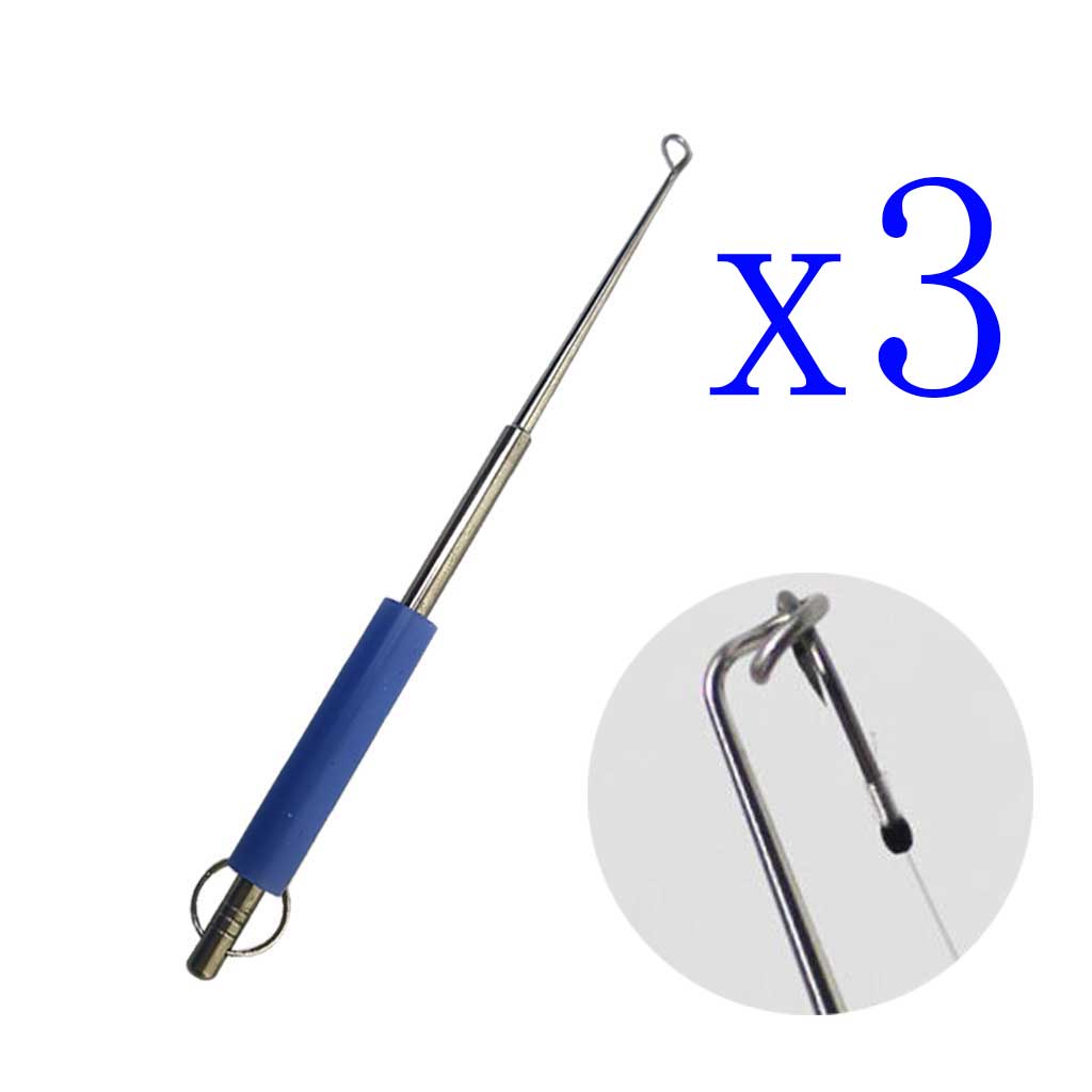 Fishing Equipment Price - 3'lü Paslanmaz Çelik Balık Kancası Çıkarıcı