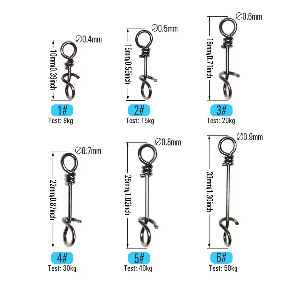 50 adet 10mm ~ 33mm paslanmaz  - Fishing Equipment Cheap incelemesi ve fiyatı