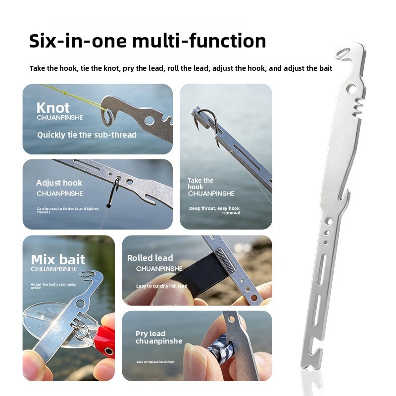 QAJTAO 4 Adet 6'sı 1 Arada Pas - Fishing Equipment Price incelemesi ve fiyatı